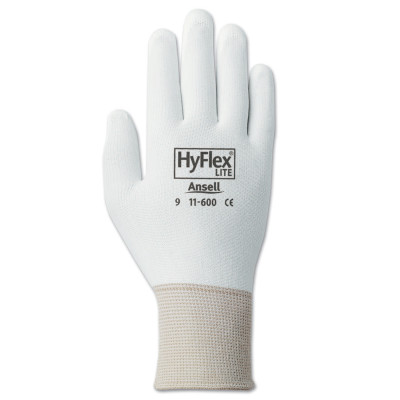 HYFLEX 11-600 WHT LT WGHT ASSEMB PU/COAT