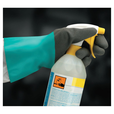 ALPHATEC 58530B  CHEM REST GRN/DRK GRY 12"