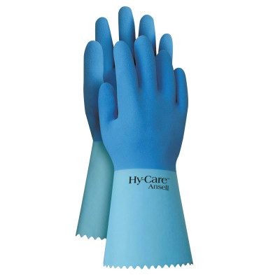 HY CARE 62-400 RUBBER COATED KNIT LINED SZ 10