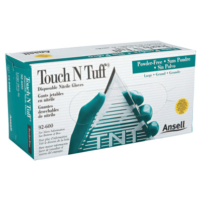 TOUCHNTUFF 92-600 PF 9"EXAM GRN NIT SZ L 8.5/9
