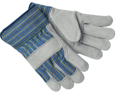 SELECT LEATHER PALM GLOVES LARGE 2-1/2" SAFE