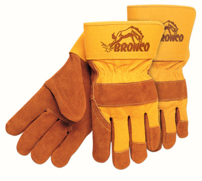 BRONCO SIDE LEATHER PALMGLOVES 2-1/2" SAFE