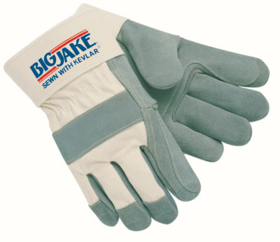 BIG JAKE X-LARGE DOUBLEPALM LEATHER GLOVE W/2-3
