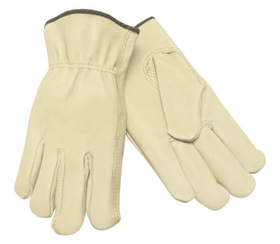 STRAIGHT THUMB GRAIN LEATHER DRIVERS GLOVE