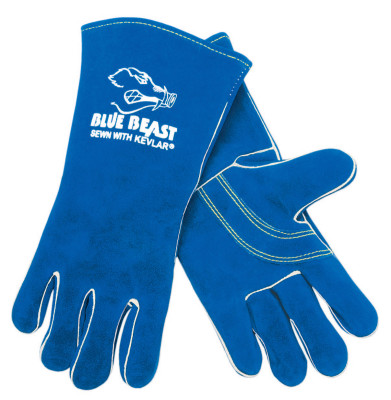 13" BLUE BEAST WELDERS GLOVES REINFORCED