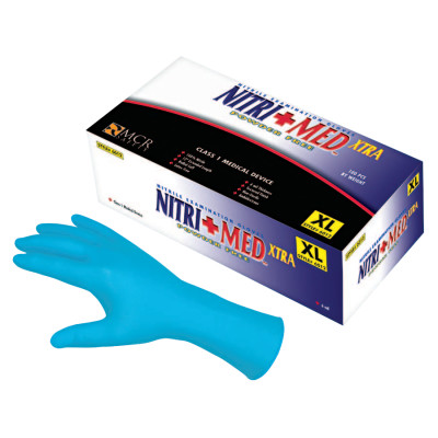 XLRG 4 MIL NITRISHIELD DISPOSABLE GLOVE PDR FREE