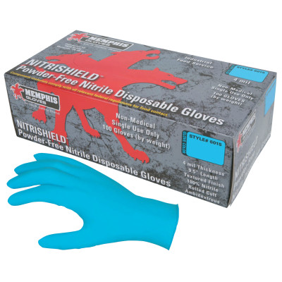 SML 4 MIL NITRISHIELD DISPOSABLE GLOVE PWDR FREE