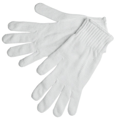 LARGE COTTON/POLYESTER NATURAL STRING KNIT GLOVE