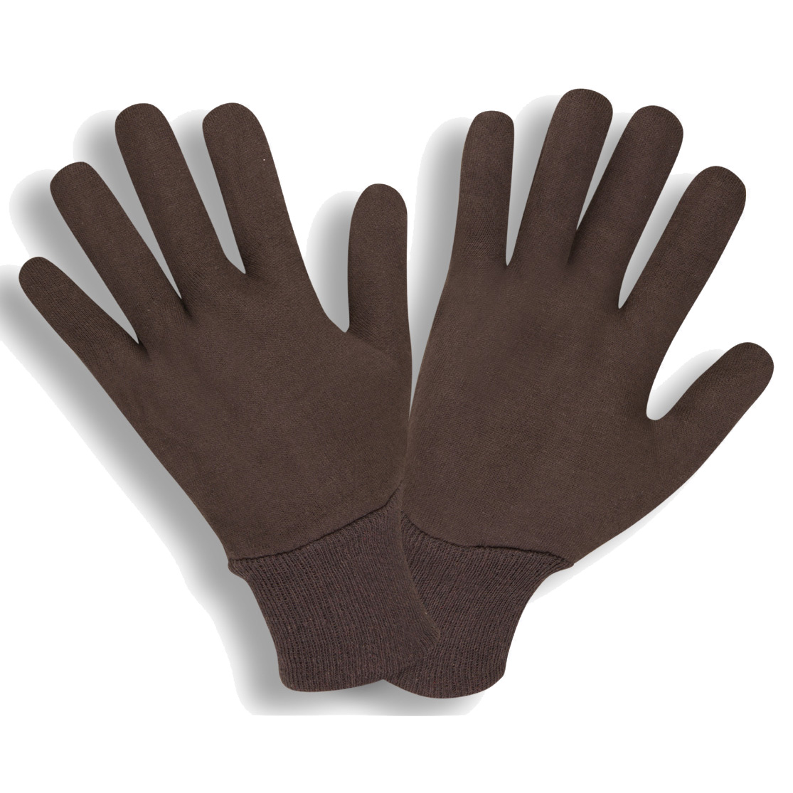BROWN, 2-PIECE REVERSIBLE, KNIT WRIST
