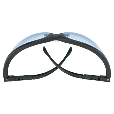 KLONDIKE BLACK FRAME LIGHT BLUE LENS SFTY SPEC