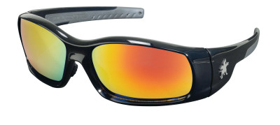 SWAGGER POLISHED BLACK FRAME FIRE MIRROR