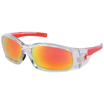 SWAGGER CLEAR FRAME FIREMIRROR LENS