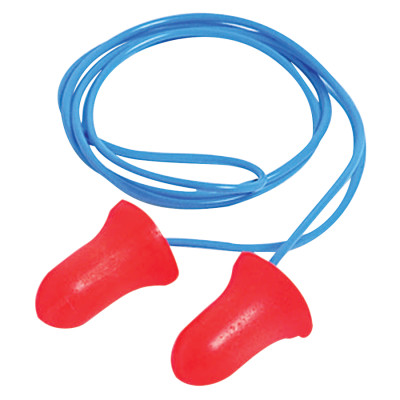 MAX PRE-SHAPED FOAM EARPLUGS W/POLY CORD