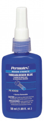PERMATEX MEDIUM STRENGTHTHREADLOCKER 50 ML BLUE