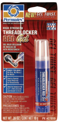 HIGH STRENGTH THREADLOCKER RED GEL 10 GRAM