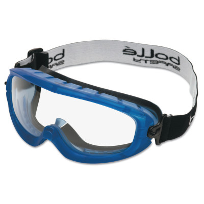 ATOM GOGGLE CLEAR PC/BLUE 1 PAIR