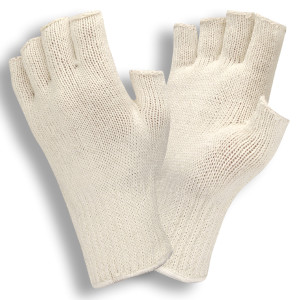 HALF FINGER, STANDARD WEIGHT, POLY/COTTON MACHINE KNIT