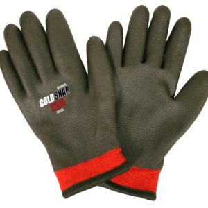 COLD SNAP XTREME™, TWO-PLY, RED NYLON SHELL, BRUSHED ACRYLIC TERRY LINING, FULL BLACK FOAM PVC COATING