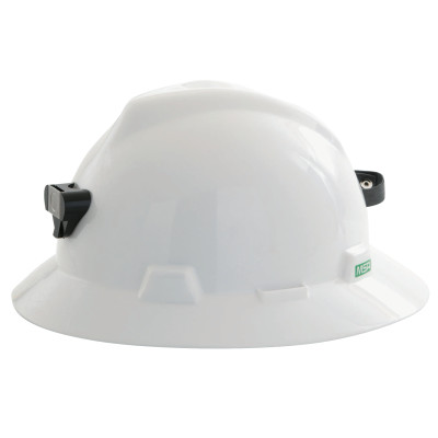 WHITE V-GARD HAT W/STAZ-