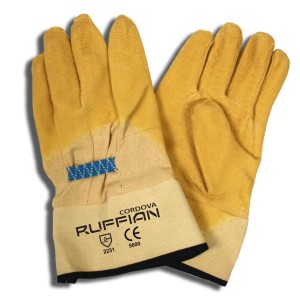 RUFFIAN™ PREMIUM RUBBER DIPPED, CANVAS LINED, CRINKLE FINISH, SAFETY CUFF