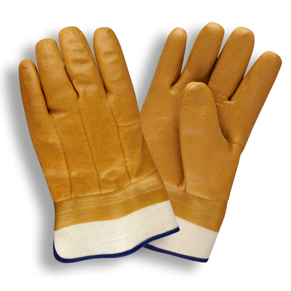 TAN, DOUBLE DIPPED, FOAM INSULATED PVC, TEXTURED FINISH, SAFETY CUFF