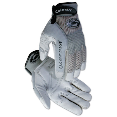 MECH GLOVE GRY SPLIT DEER PALM