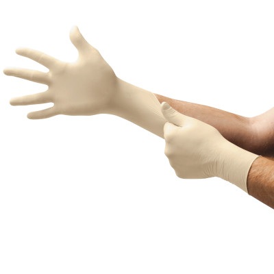 MICROFLEX Diamond Grip MF-300 Latex Exam Glove ,6.3 mil
