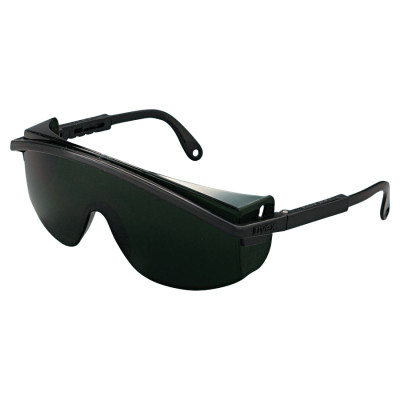 UVEX SAFETY GLASSES BLKFRAME