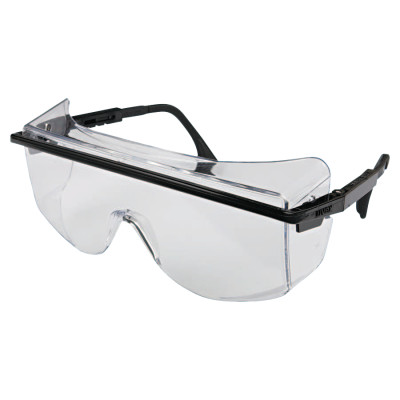 UVEX ASTRO OTG 3001 SAFETY SPECTACLE BLACK FRAME