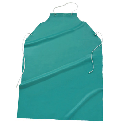 20 MIL 35X45" RAW EDGE APRON-GREEN
