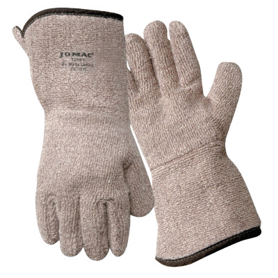 HEAT RESISTANT GAUNTLETTERRY GLOVE LINED