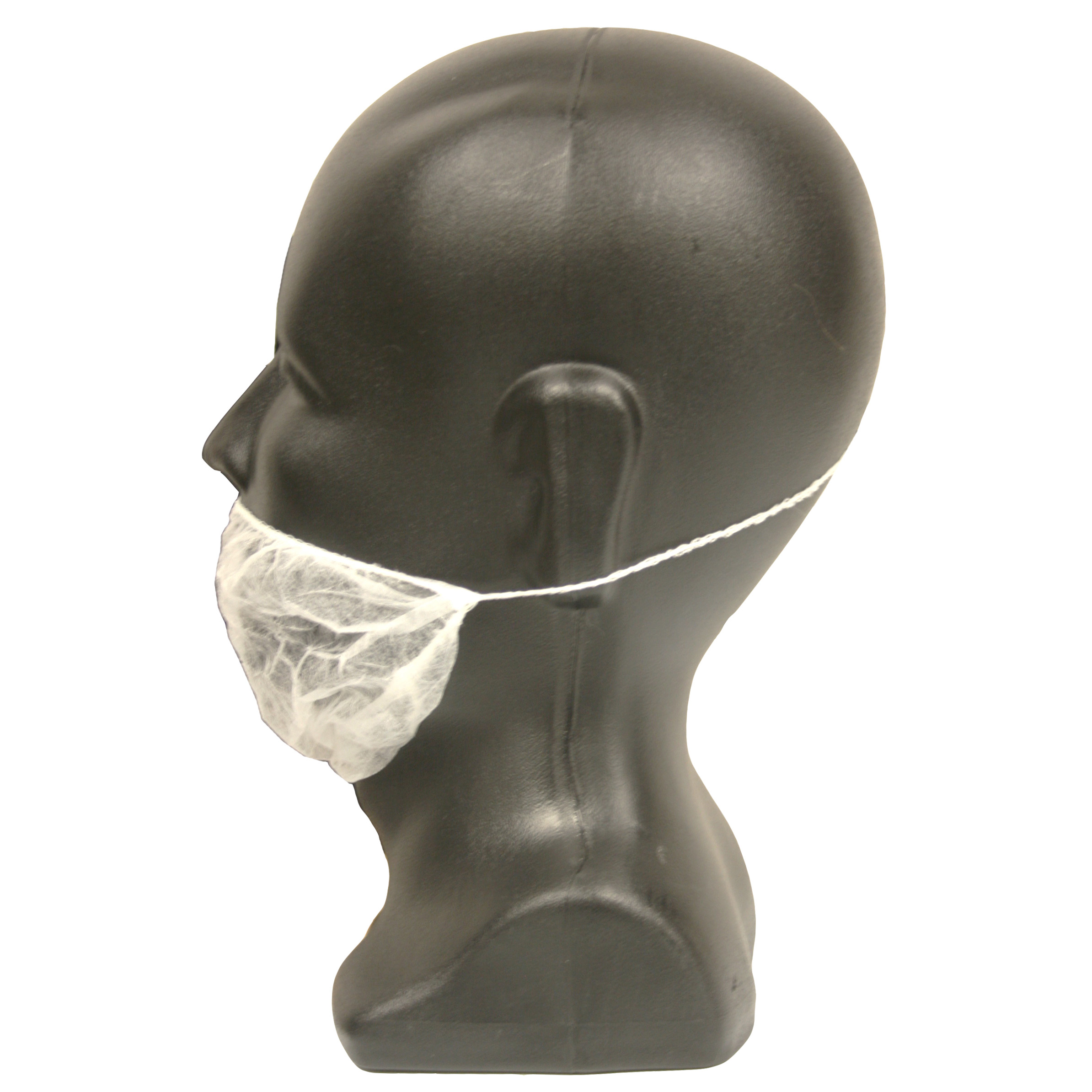 WHITE POLYPROPYLENE BEARD COVER