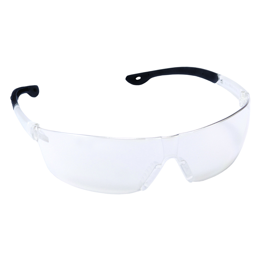 JACKAL™ INDOOR/OUTDOOR ANTI-FOG LENS, FROSTED CLEAR TEMPLE, CLEAR NOSE PIECE