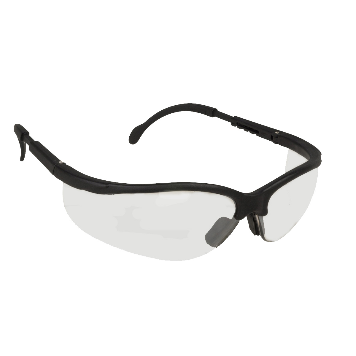 BOXER™ BLACK FRAME, SILVER MIRROR LENS, EXTENDABLE TEMPLES