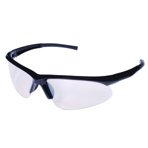 CATALYST™ BLACK GLOSS FRAME, SILVER MIRROR LENS, BAYONET TEMPLES