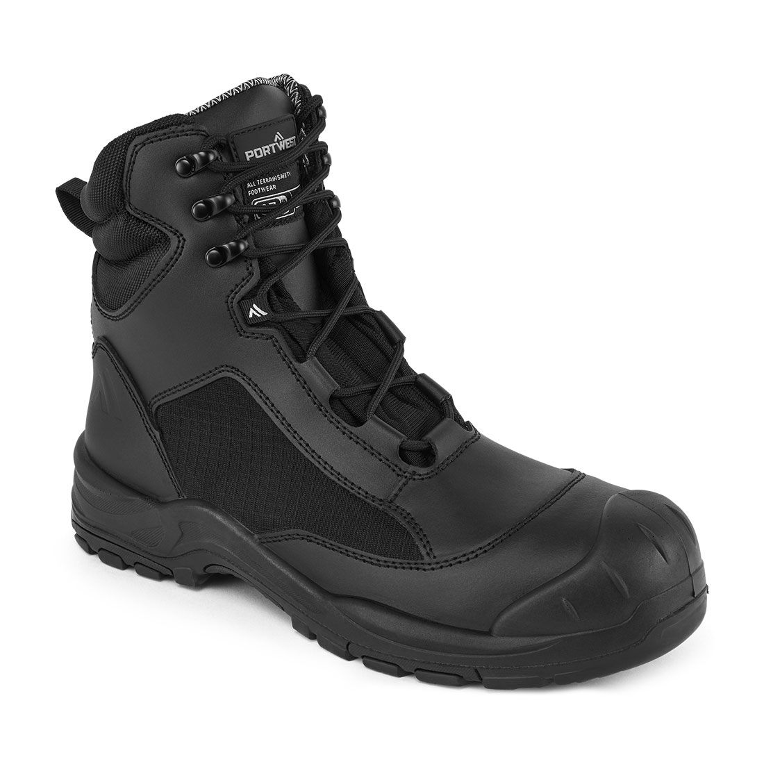 Portwest Patrol Occupational Boot with Fuel and Oil Resistant Outsole ,Black
