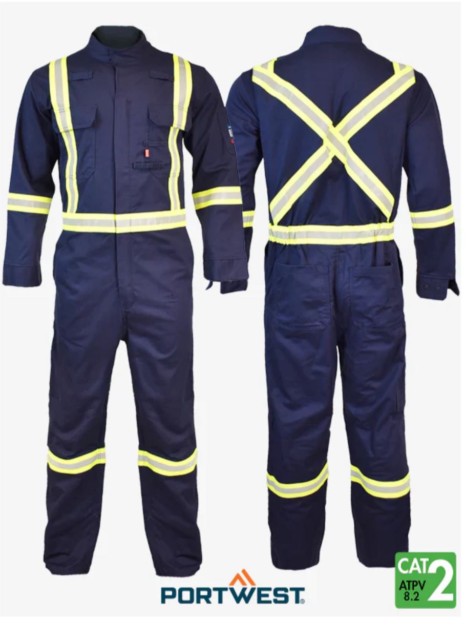 Portwest FR511 Bizflame 88/12 X Back 2” Iona Xtra FR Coverall , CAT 2