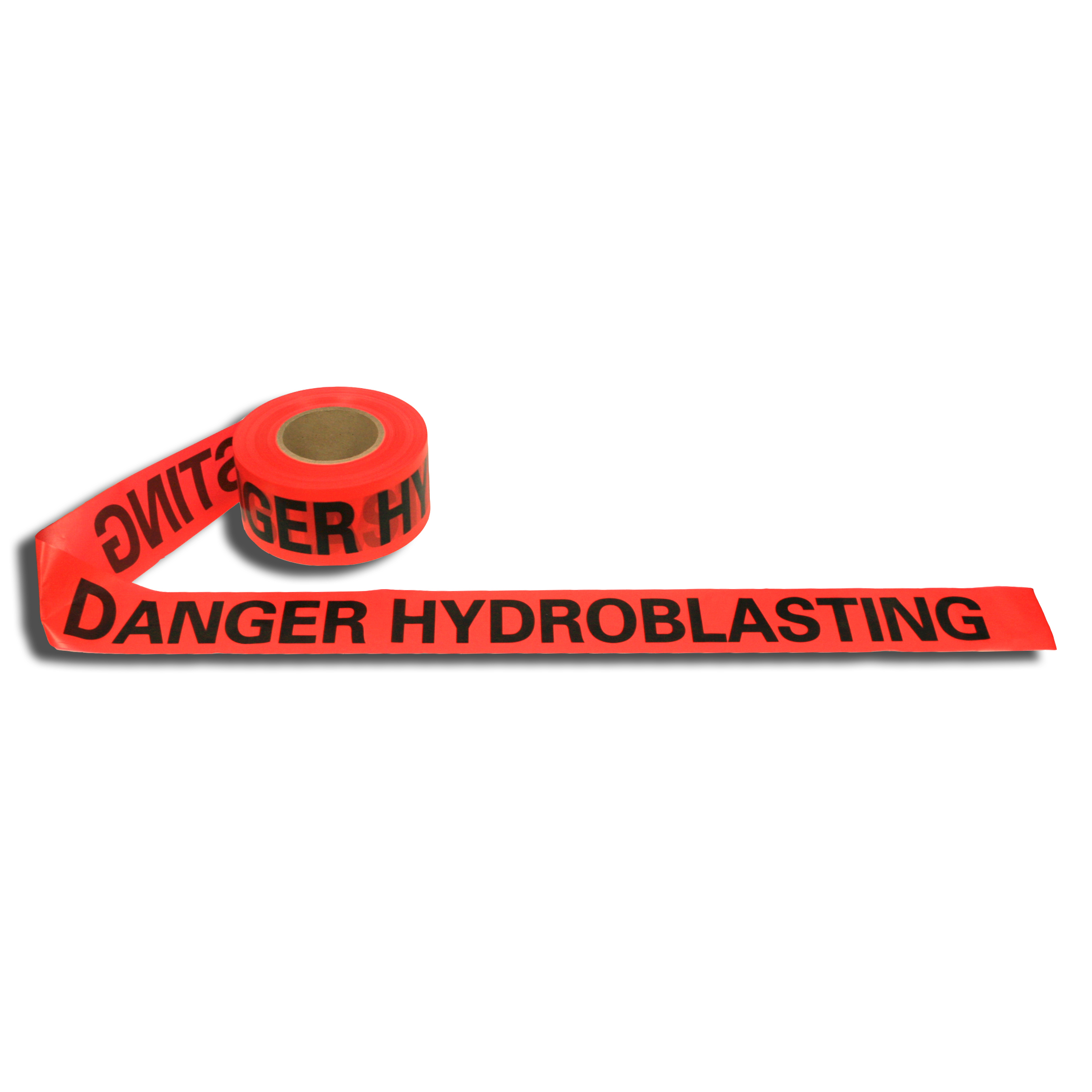 2.0 MIL RED DANGER HYDROBLASTING